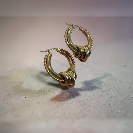 Boho Chic Hoop Earrings