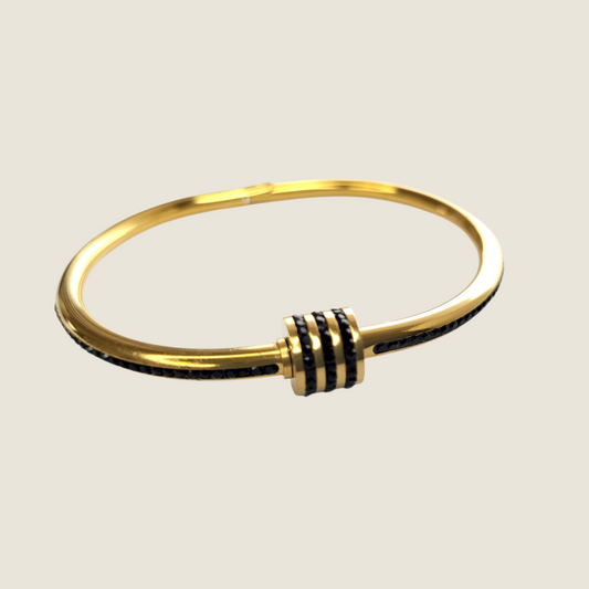 Deborah Bracelet with Black Stones