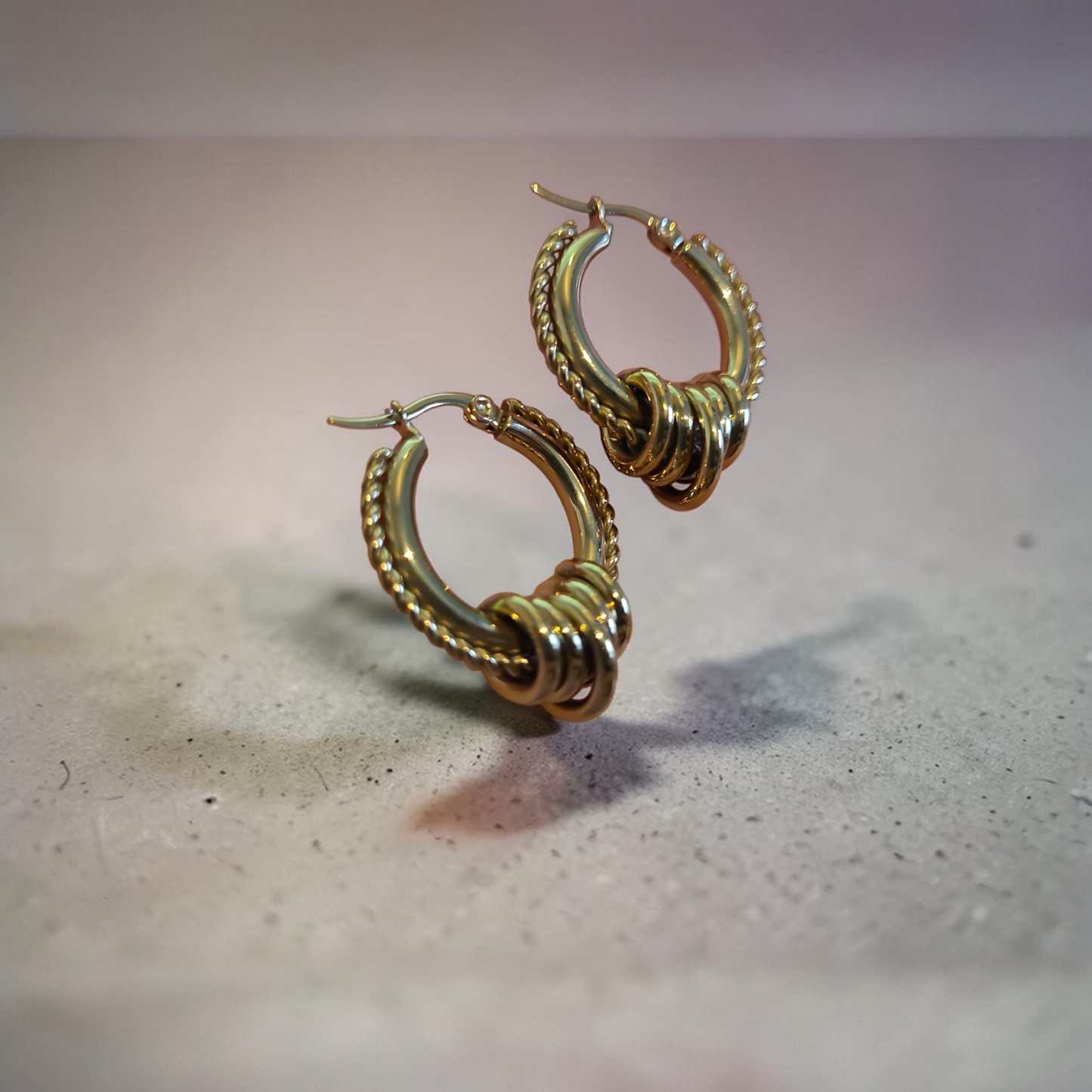 Boho Chic Hoop Earrings