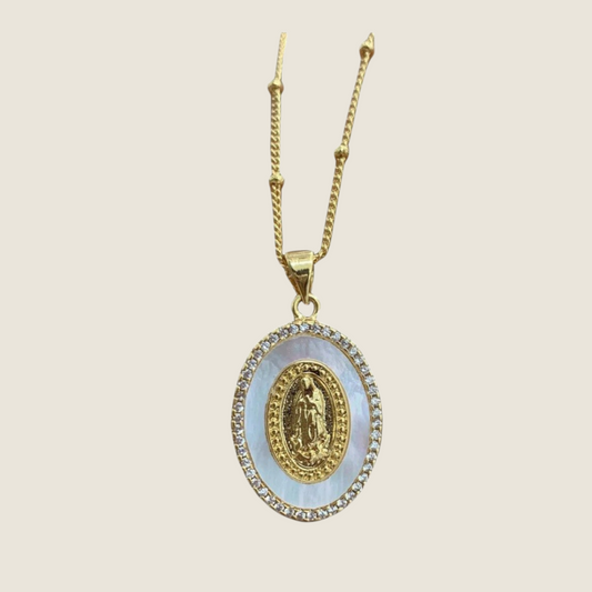 Guadalupe Medallion Necklace
