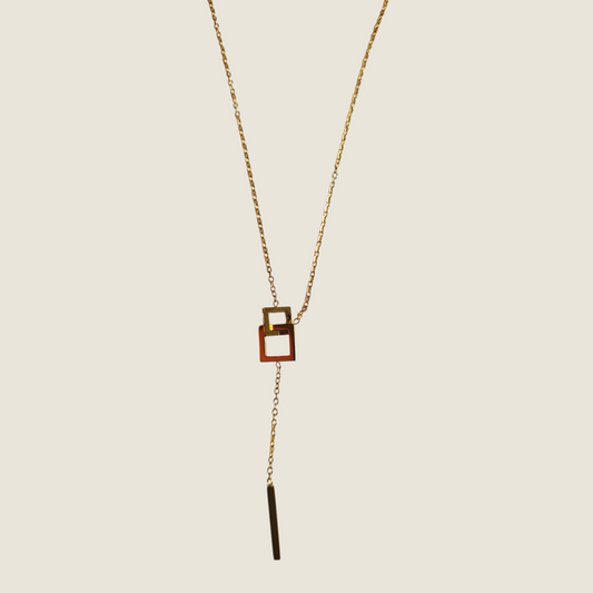 Ina Square Pendant Necklace