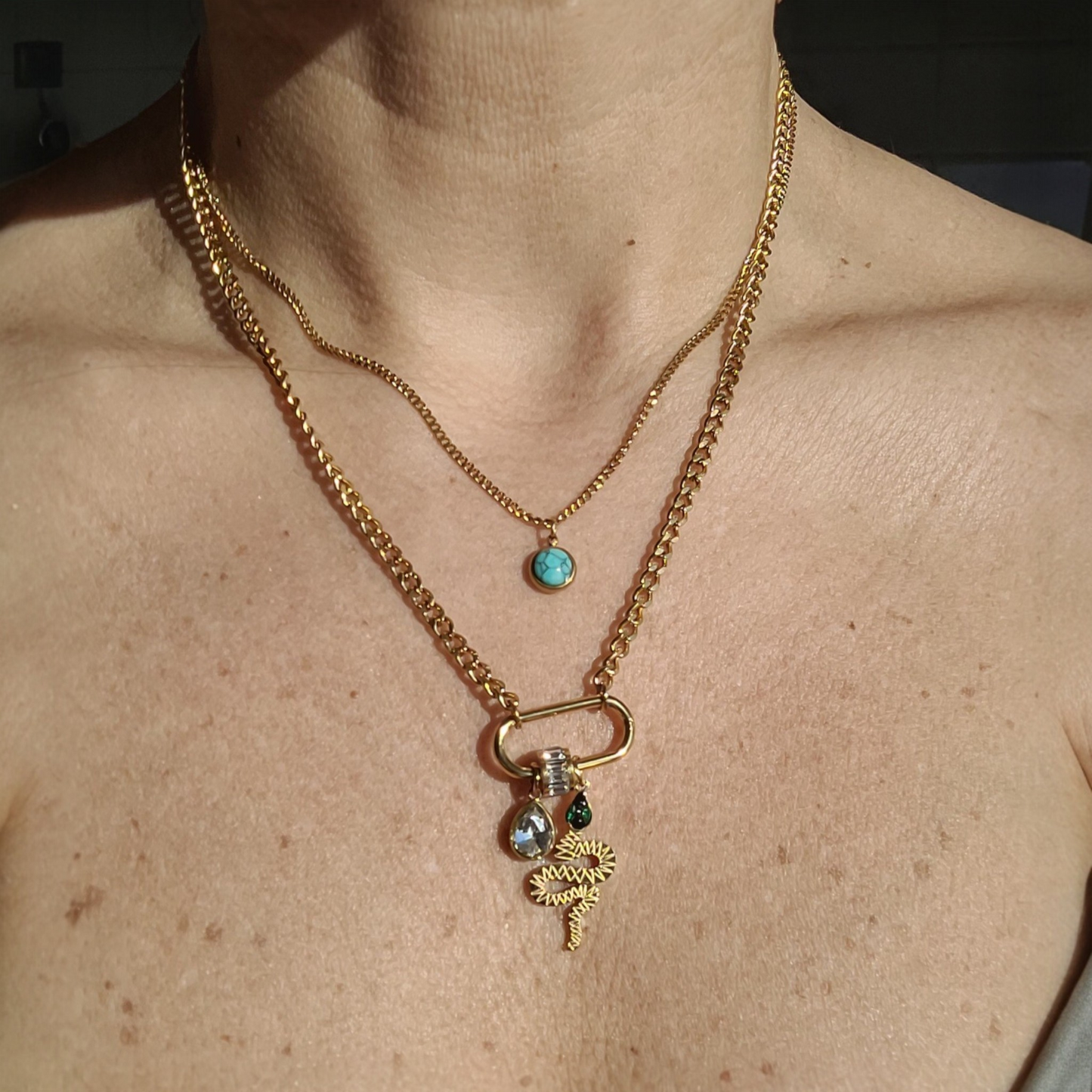 Ana Gold Charm Necklace