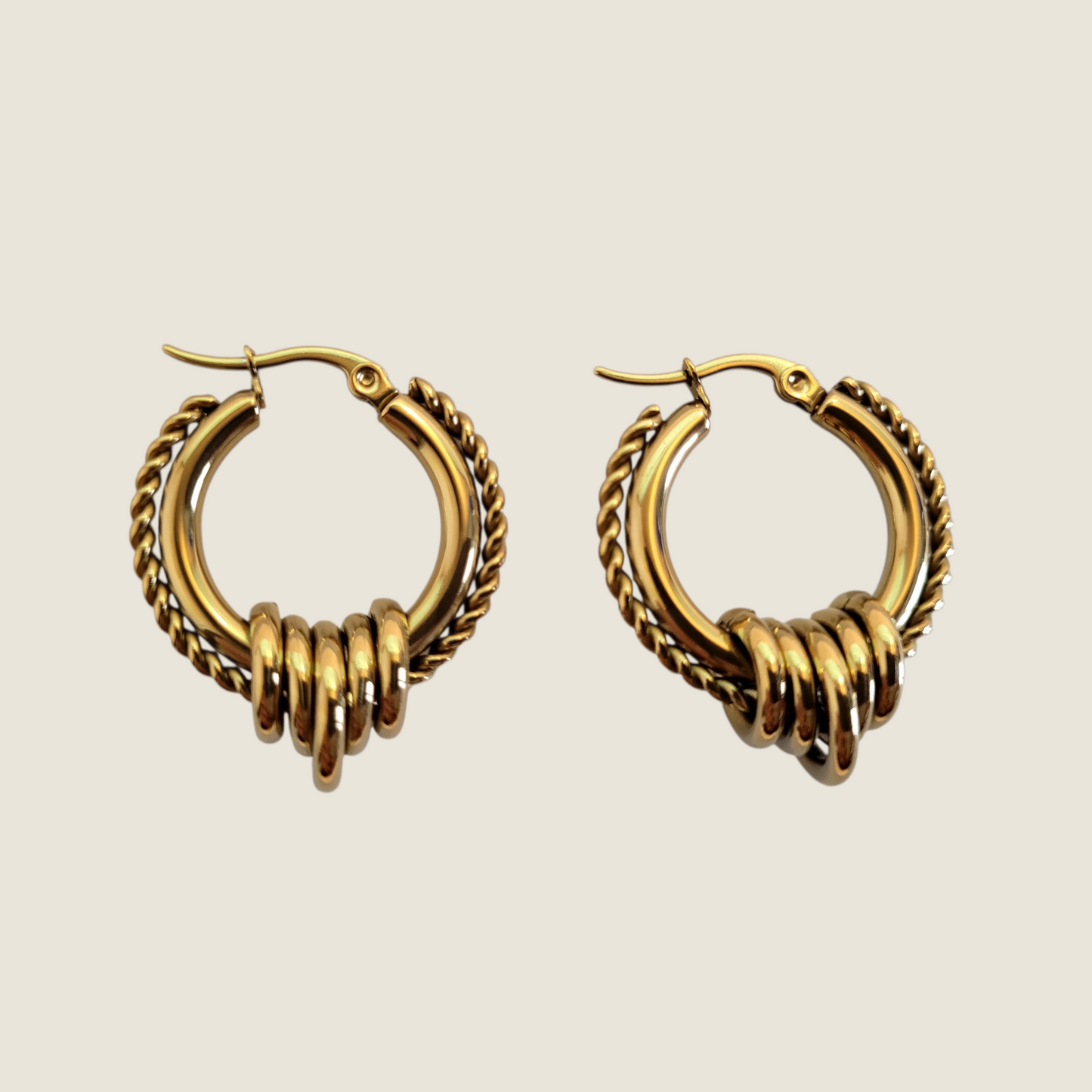 Boho Chic Hoop Earrings