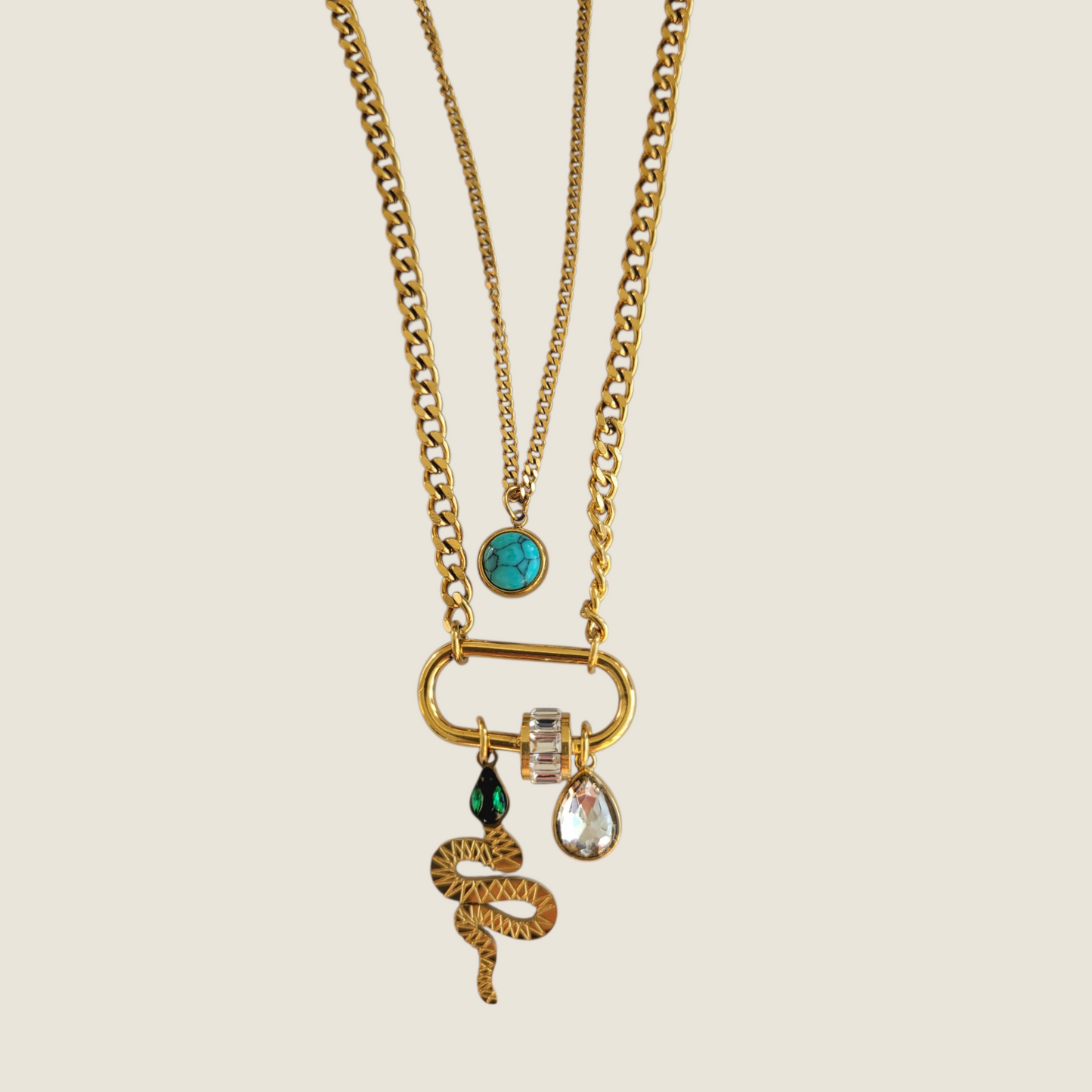 Ana Gold Charm Necklace