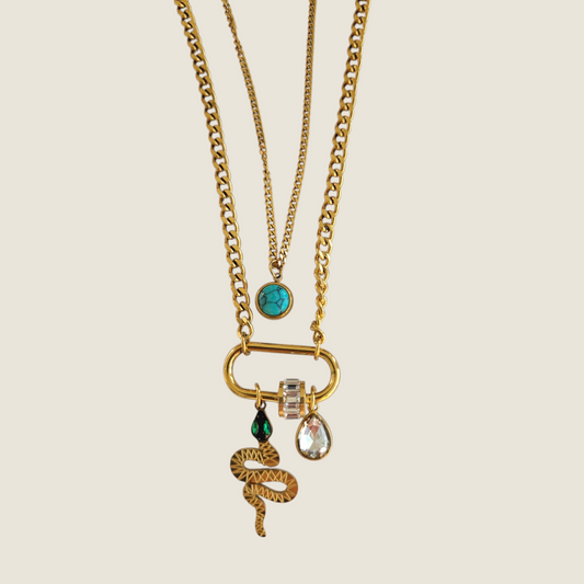 Ana Gold Charm Necklace