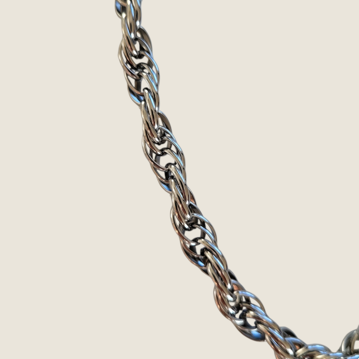 Twist Silver Chain Necklace