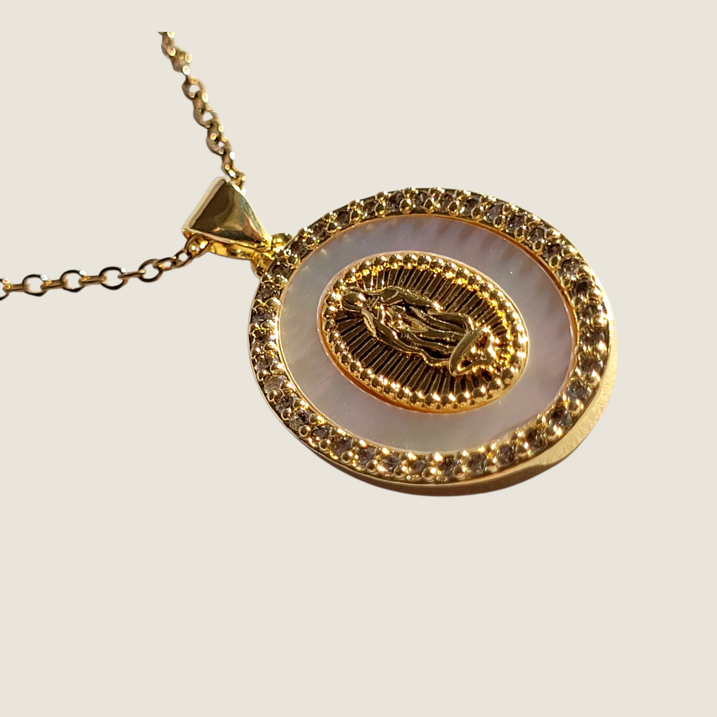 Guadalupe Medallion Necklace